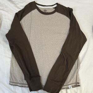 dark brown and light brown long sleeve
